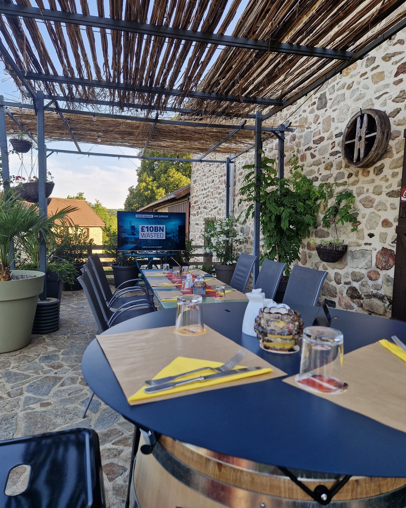 Terrasse couverte de La Chouette Sentinelle